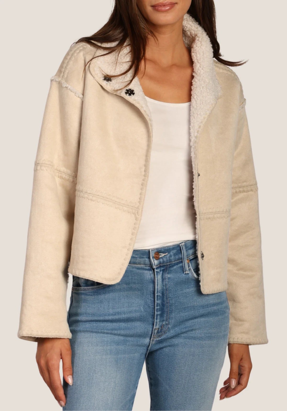 Dylan - Casey Stitch Jacket / Natural