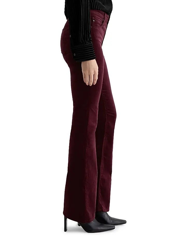 AG - Farrah Velvet Boot Jean / Winery