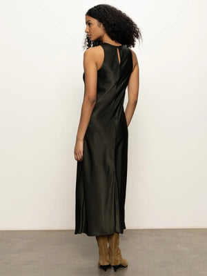 Sanctuary - Everyday Satin Dress / Black Olive