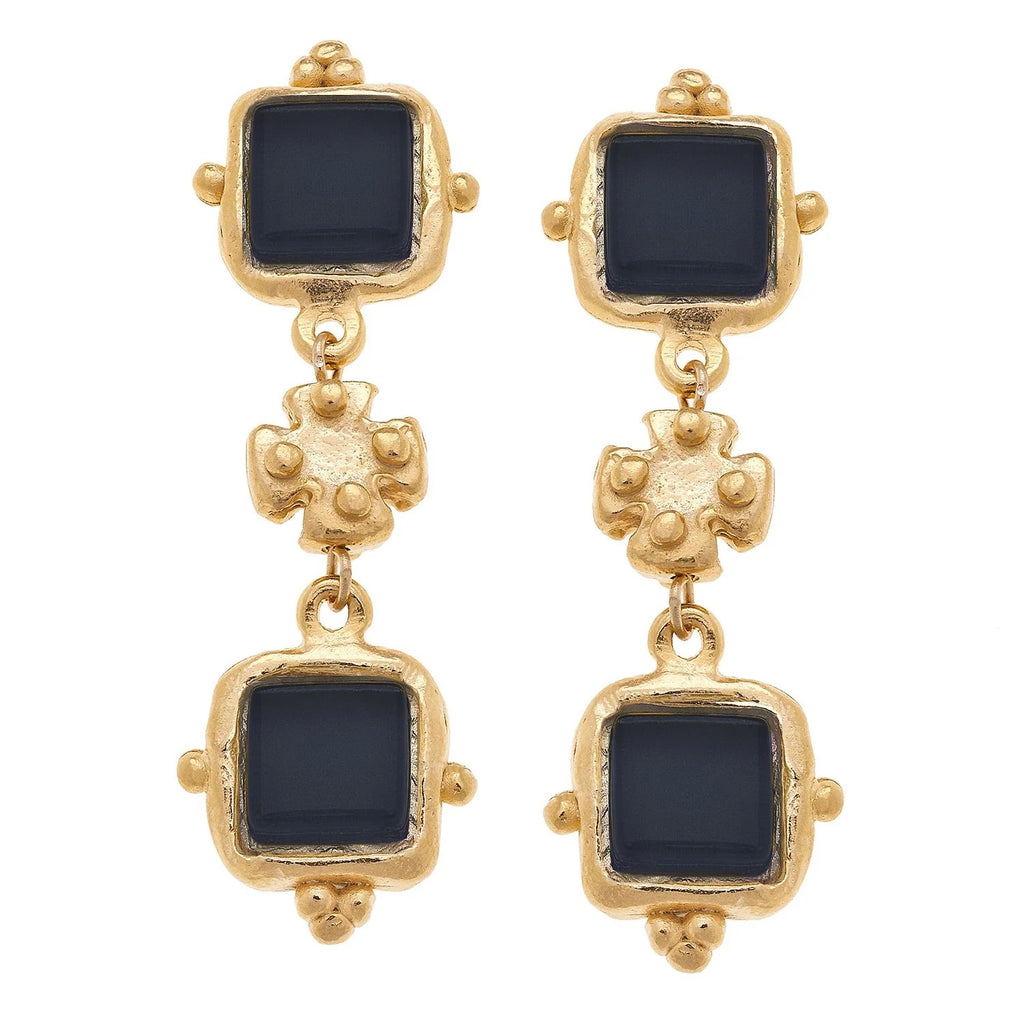 Susan Shaw - Charlotte Deux Tier Earrings