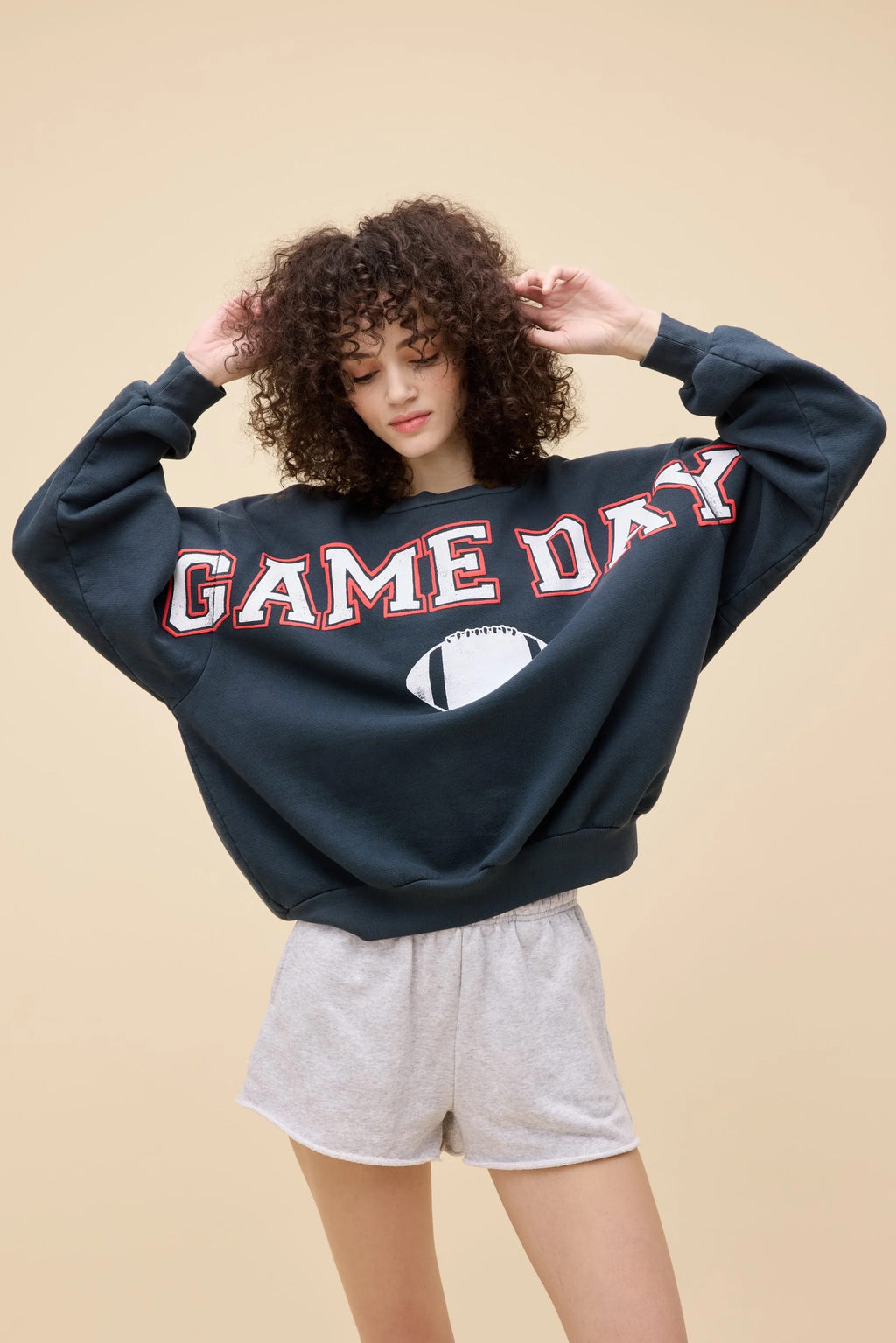 Daydreamer - Game Day Sweatshirt / Vintage Black