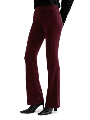 AG - Farrah Velvet Boot Jean / Winery