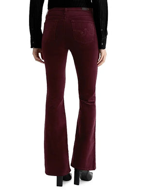 AG - Farrah Velvet Boot Jean / Winery
