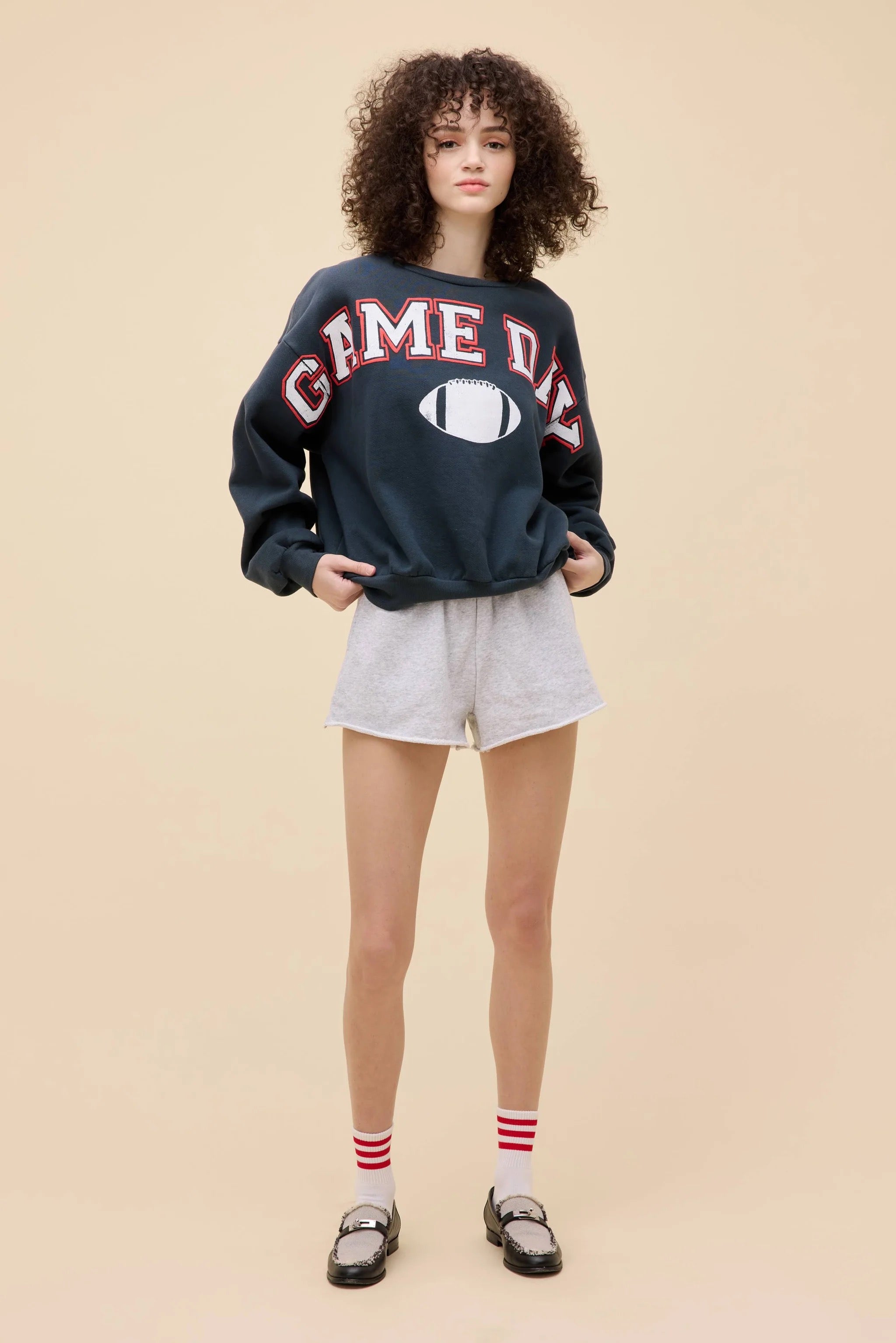 Daydreamer - Game Day Sweatshirt / Vintage Black