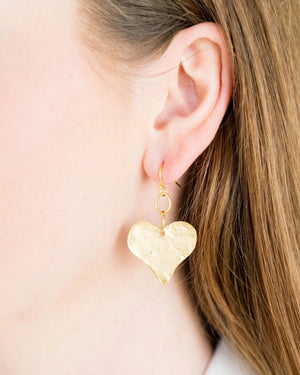 Susan Shaw - Heart Earrings