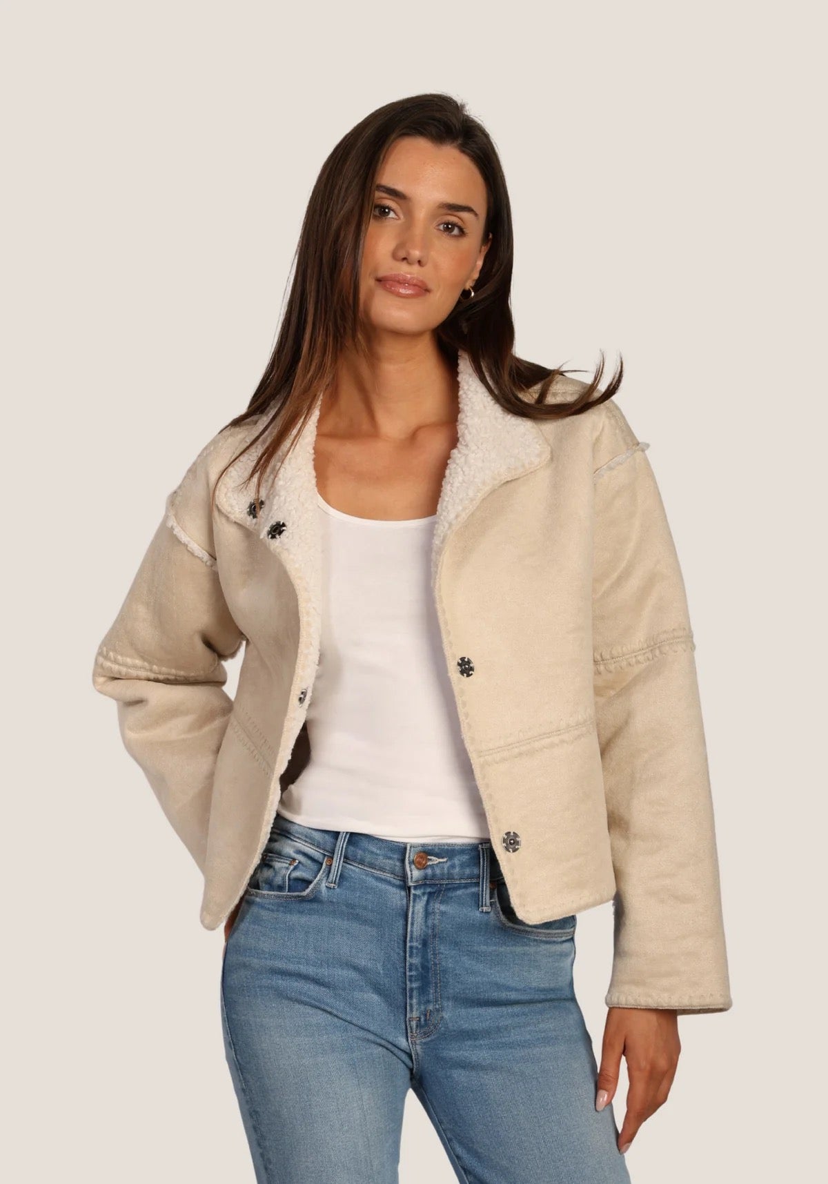 Dylan - Casey Stitch Jacket / Natural