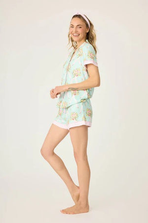 PJ Salvage - Adrian Valencia x PJS Floral / Bright Mint