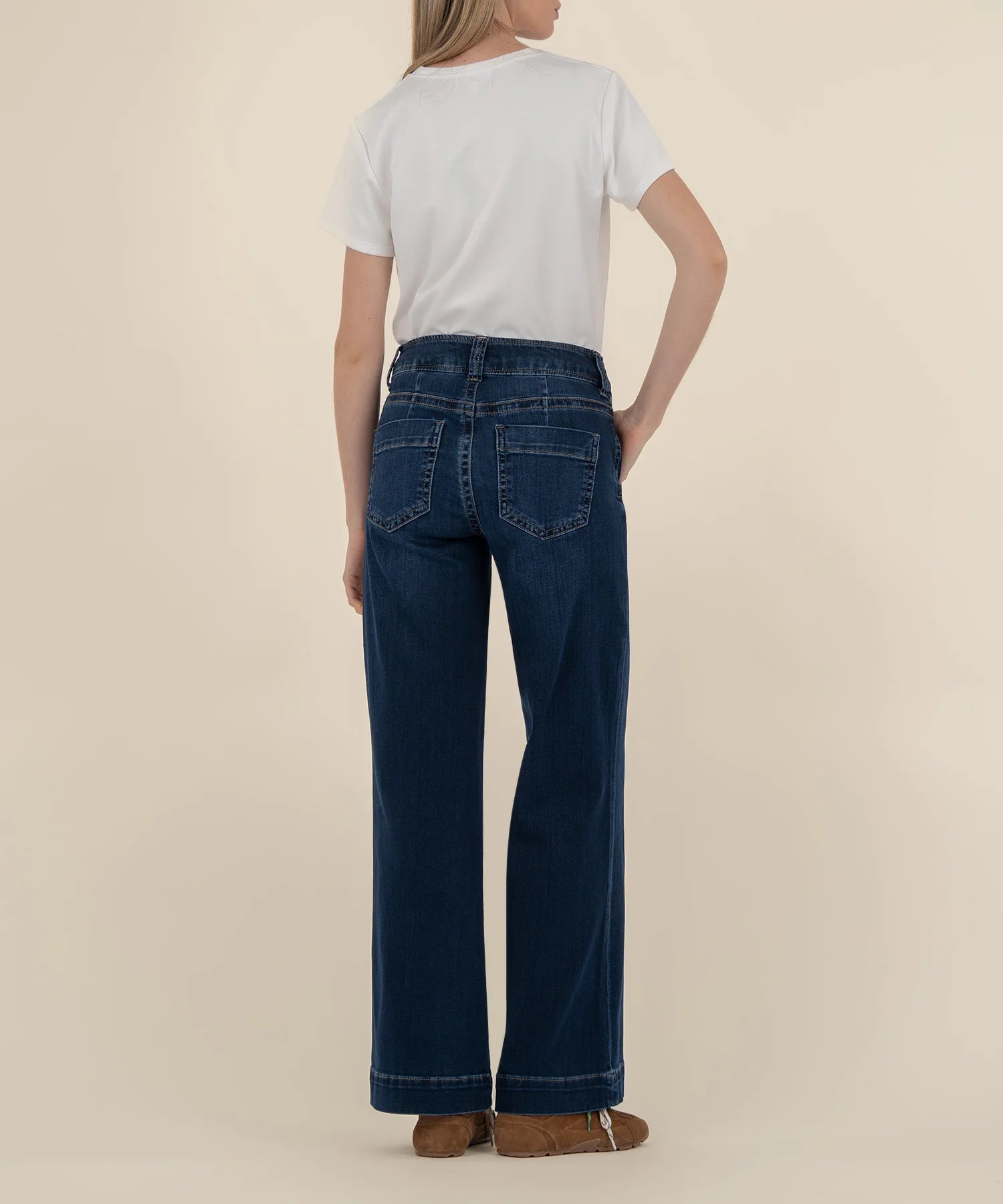 KUT - Meg High Rise Long Wide Leg / Unequalled w/ Euro Base Wash