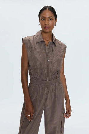 Pistola - Becca Wide Leg Jumpsuit / Cedar