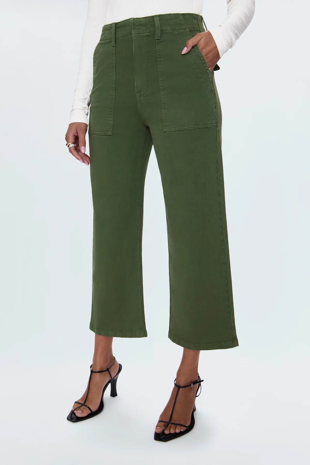 Pistola - Sophia Wide Leg Utility Pant / Basil