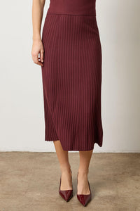 Lilla P - Straight Rib Knit Skirt