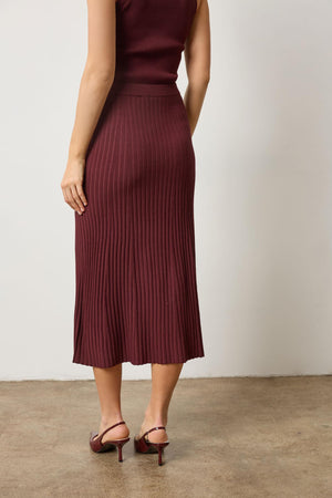 Lilla P - Straight Rib Knit Skirt