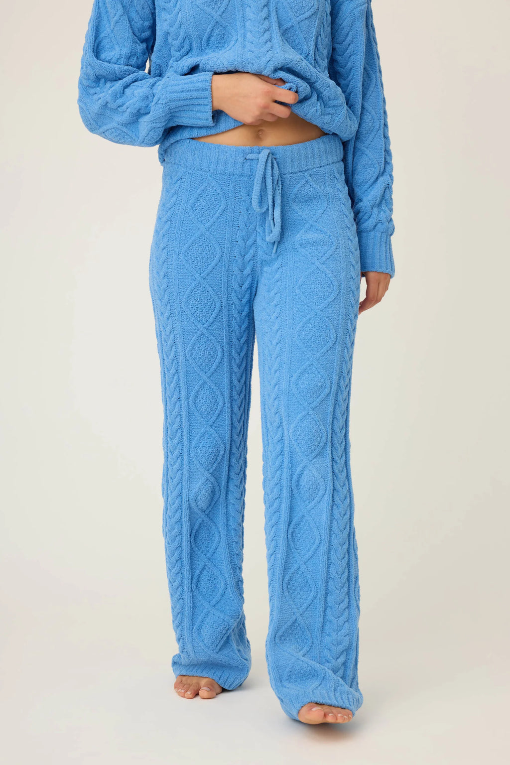 PJ Salvage - Chenille Cable Knit Pant / Sea