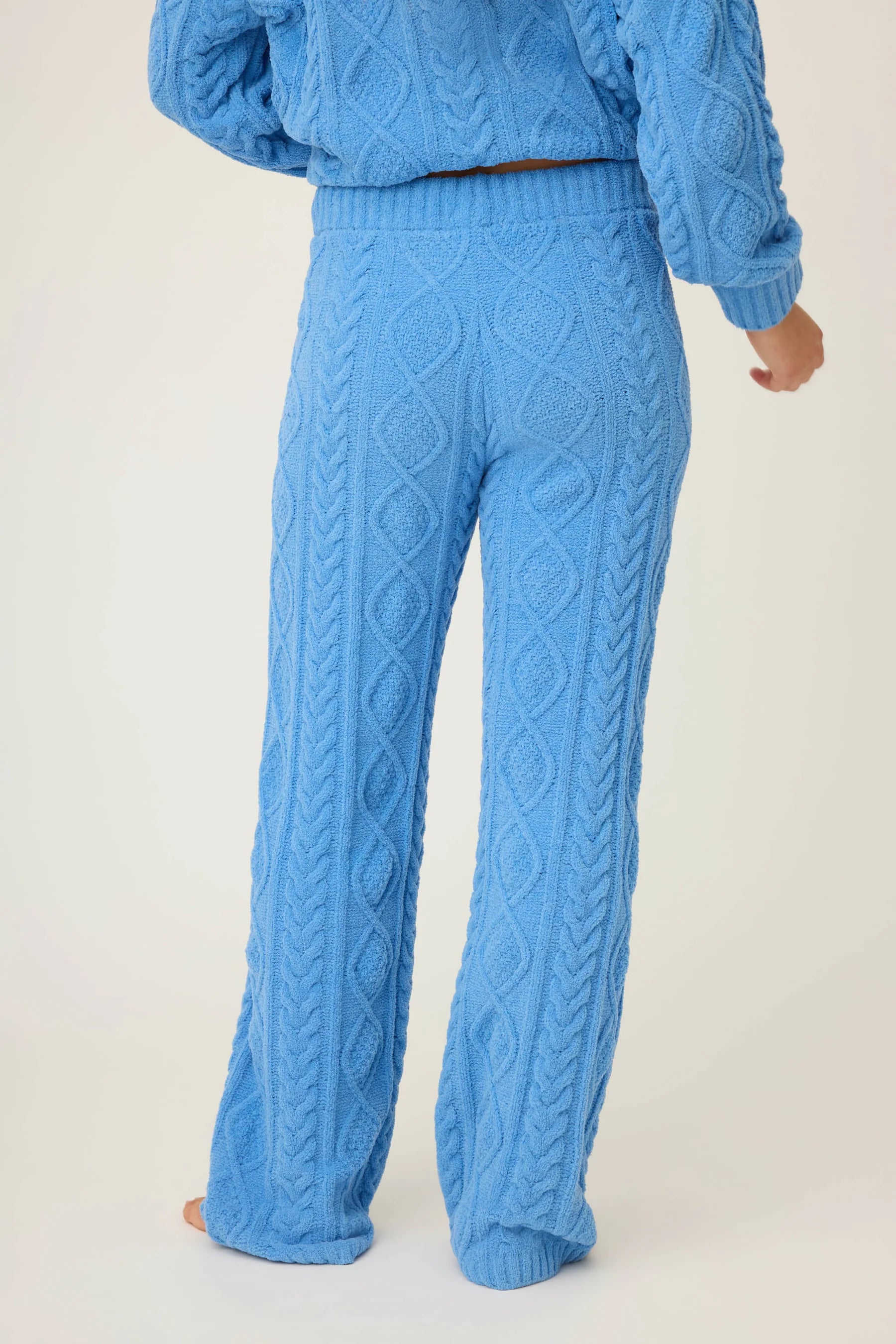 PJ Salvage - Chenille Cable Knit Pant / Sea
