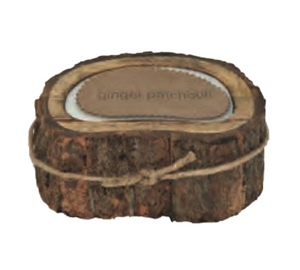 Himalayan Handmade Candles - Small Irregular Shape Tree Bark Pot