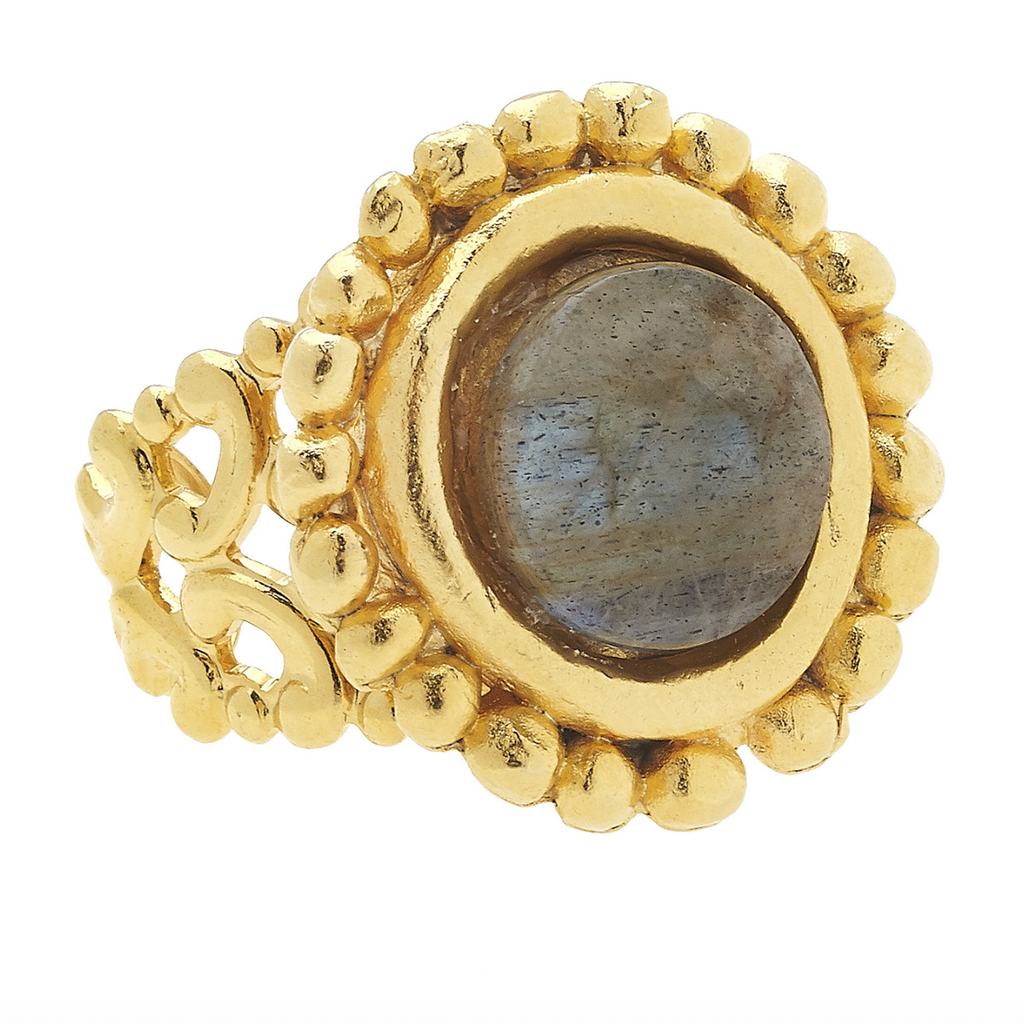 Susan Shaw - Labradorite Ring / Gold