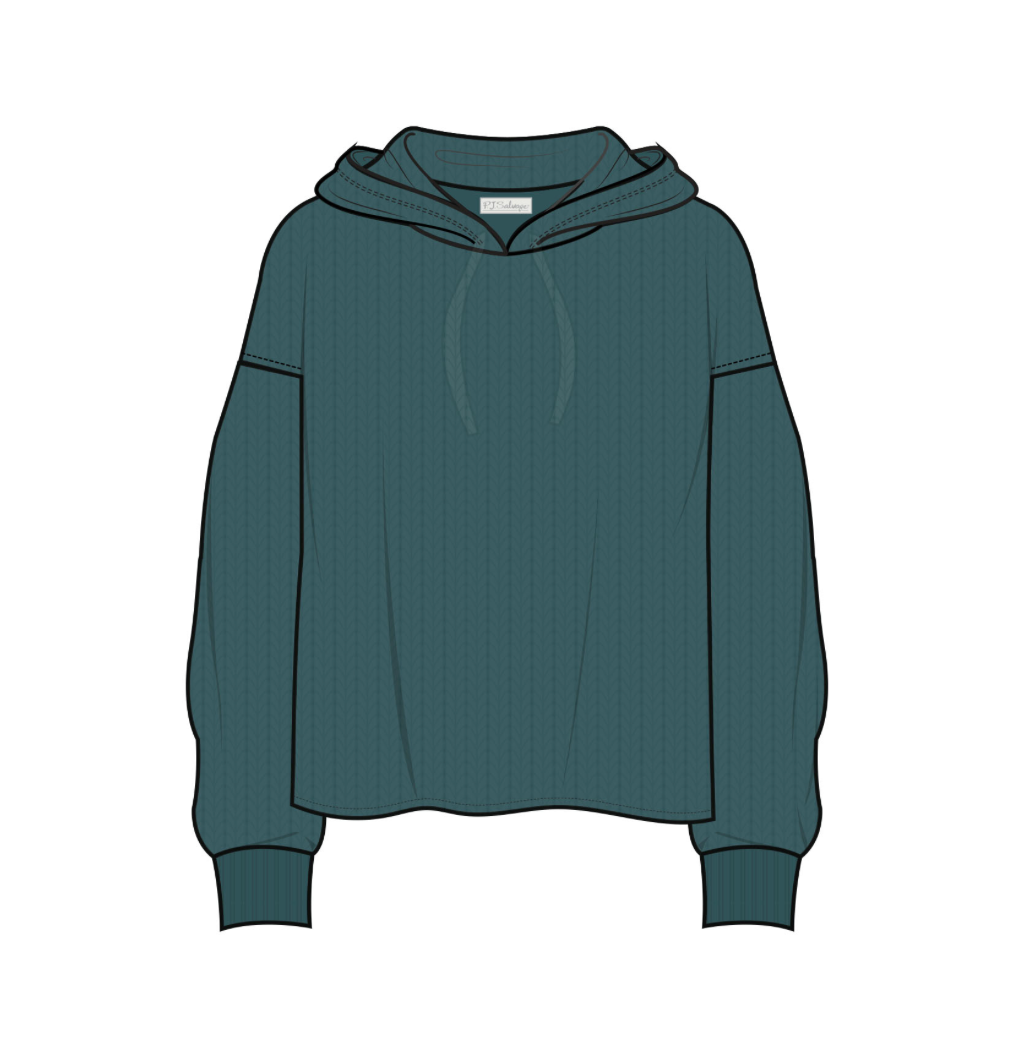 PJ Salvage - Sweater Weather Hoodie / Dark Forest
