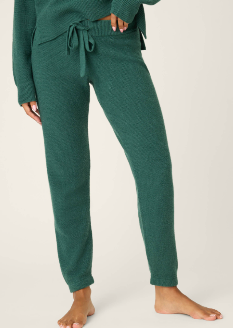 PJ Salvage - Sweater Weather Banded Pant / Dark Forest