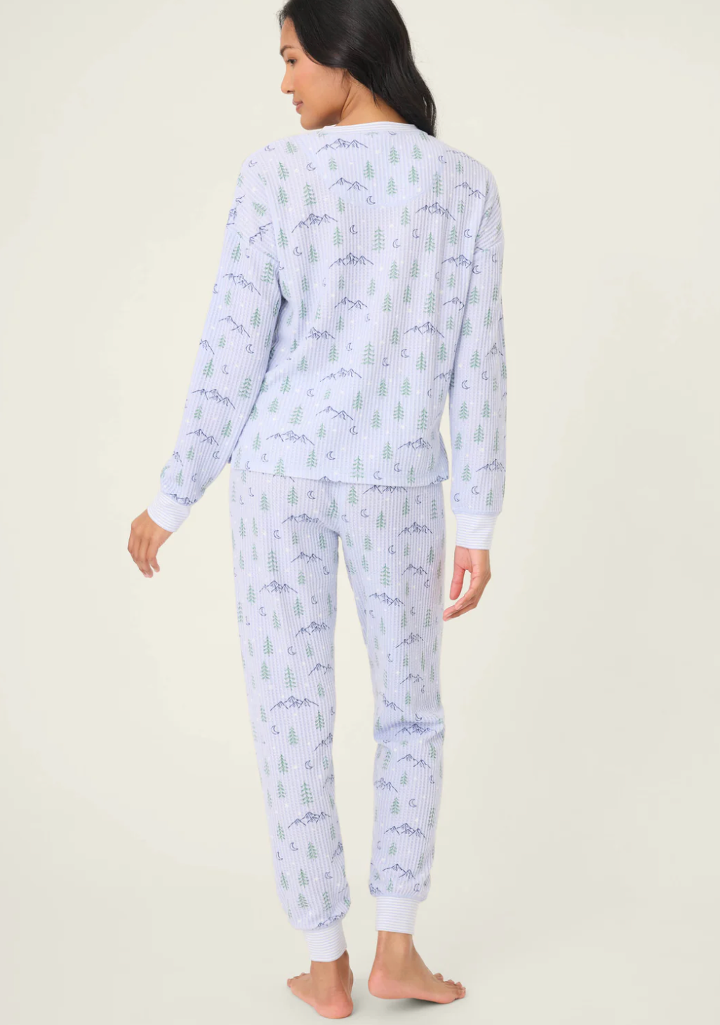 PJ Salvage - Ski Jammie Classics Mountain Dreams Print PJ Set
