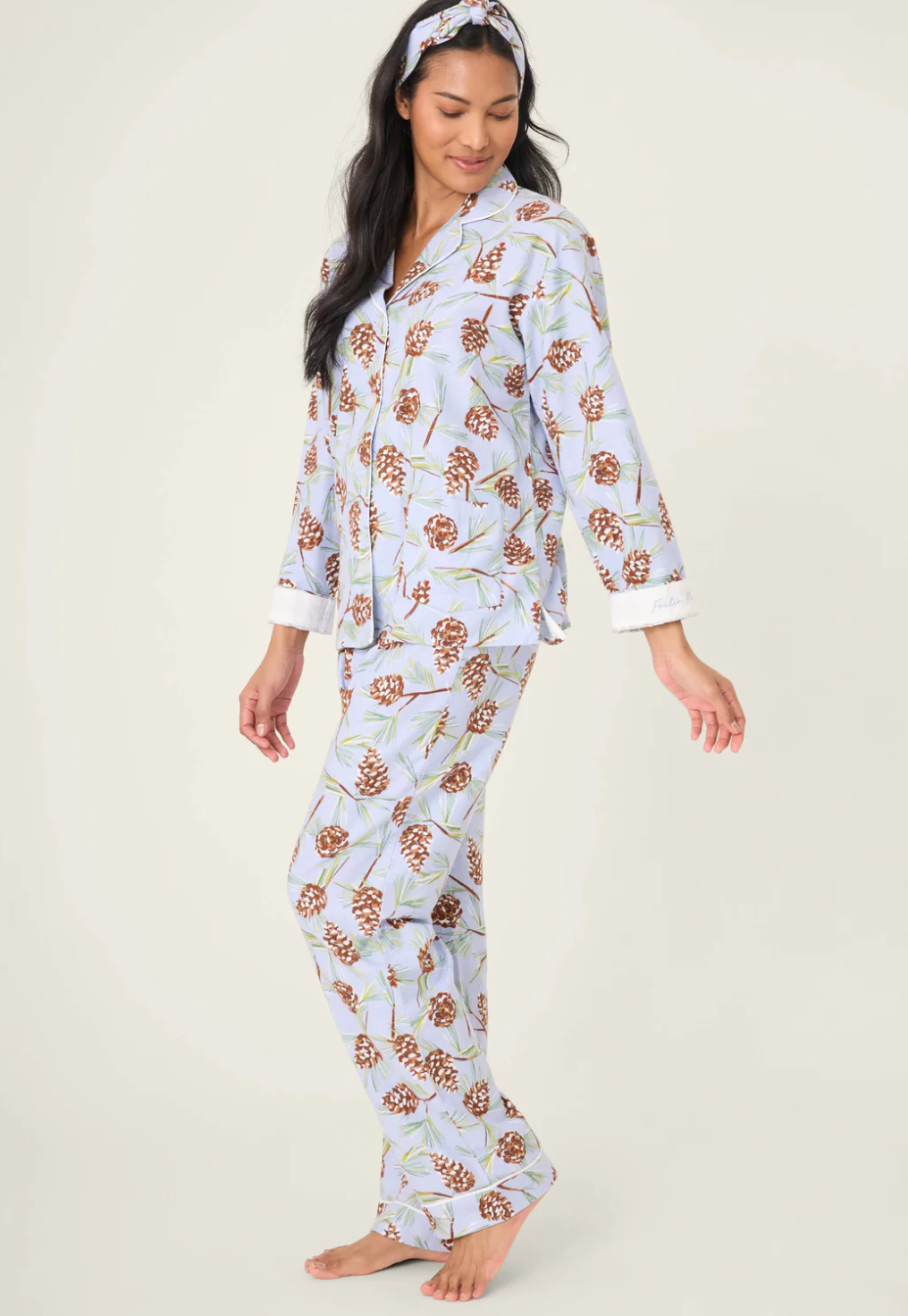 PJ Salvage - Feelin' Pine Winter Print Flannel PJ Set