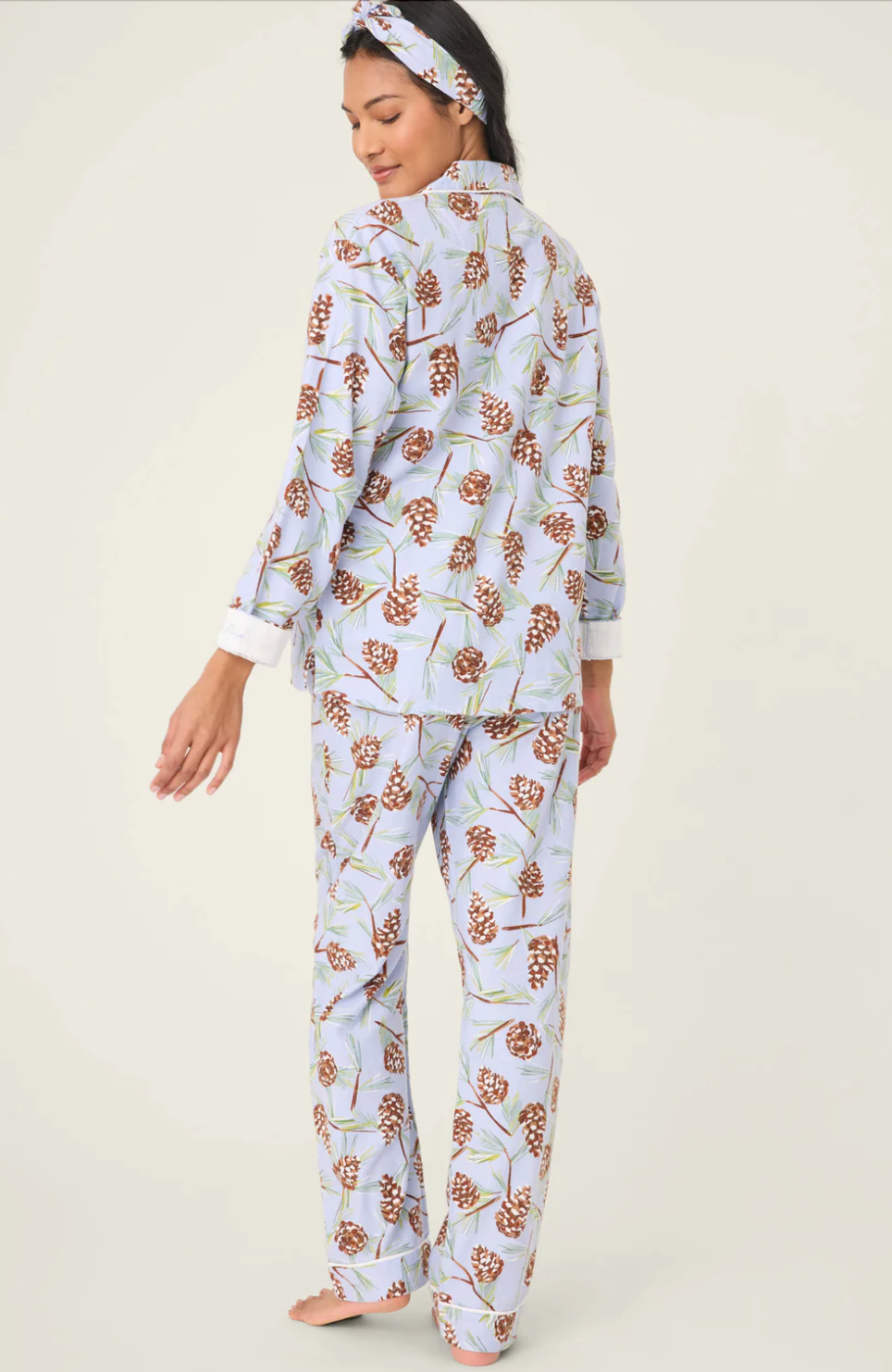 PJ Salvage - Feelin' Pine Winter Print Flannel PJ Set