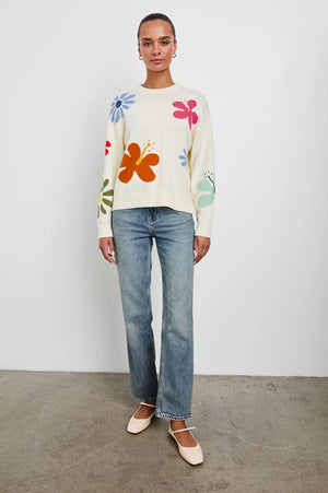 Rails - Zoey Sweater / Ivory Hibiscus