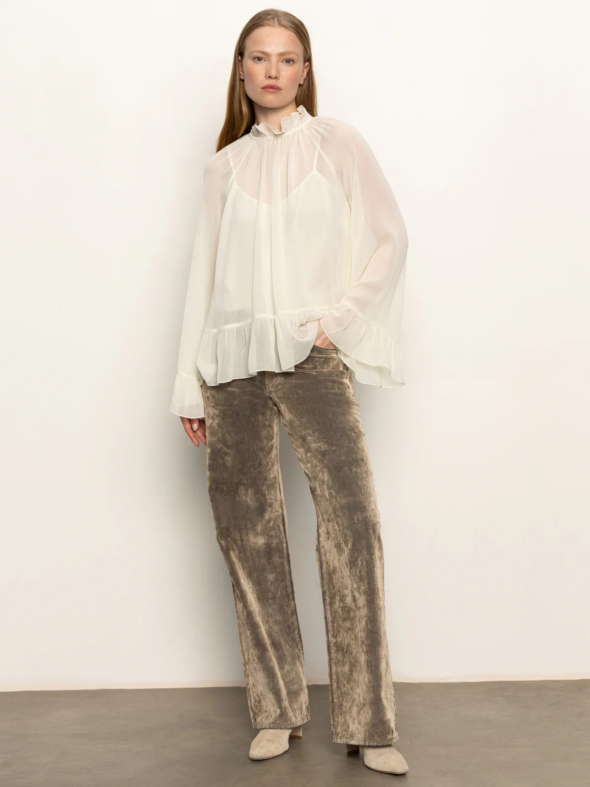 Sanctuary - Cadence Relaxed Straight Denim / Light Bronze