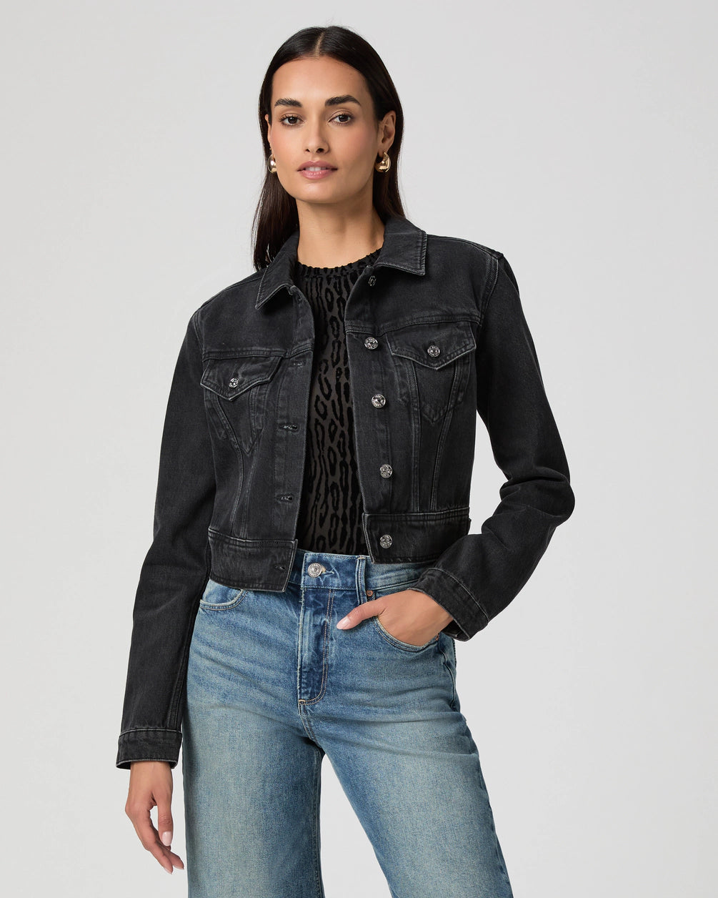 Paige - Chantal Jacket / Coal Black