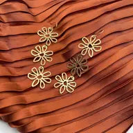 Fluff Hardware - Handmade Flower Power Earrings
