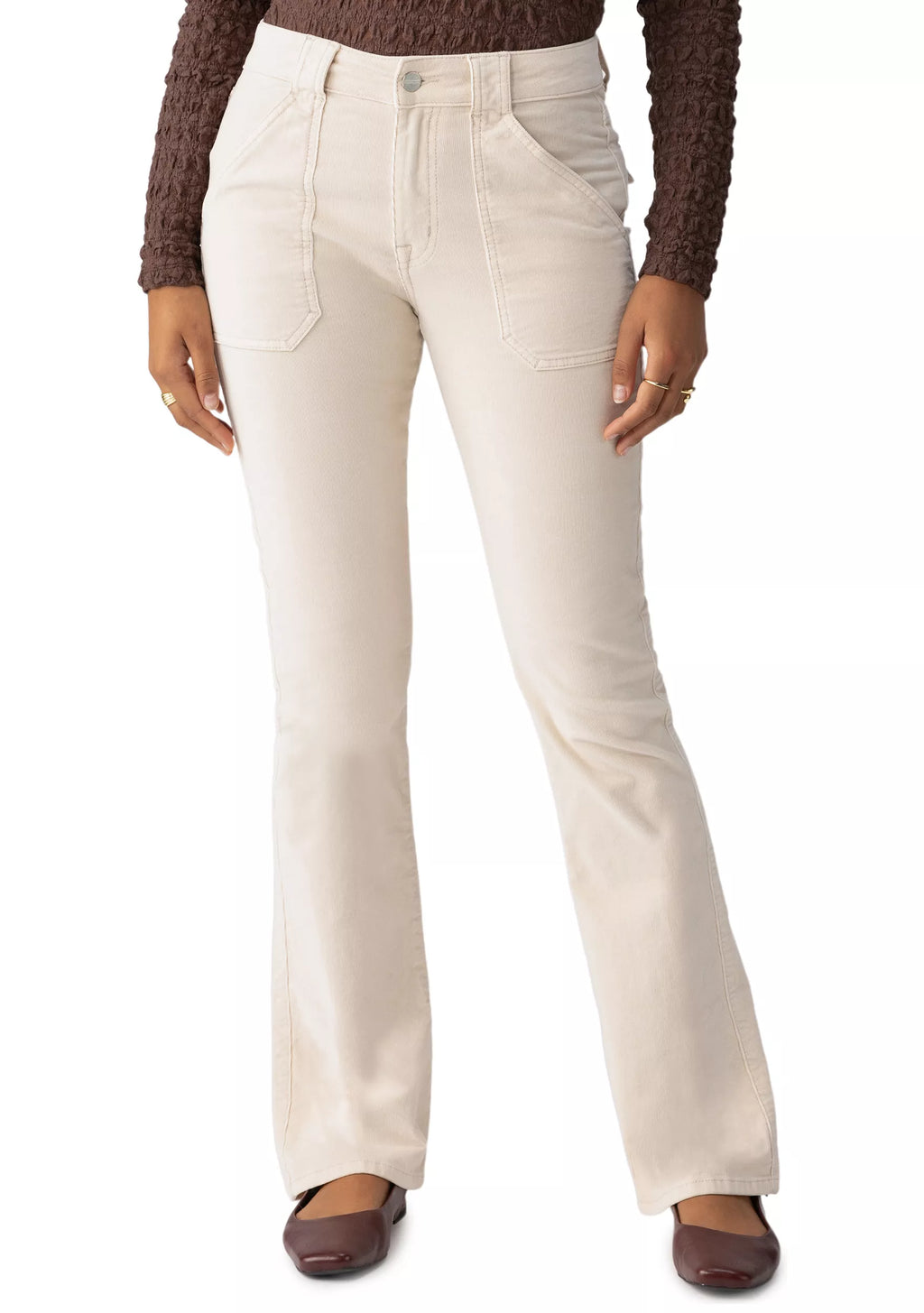 Sanctuary - Hayden Corduroy Bootcut / Vanilla Cream