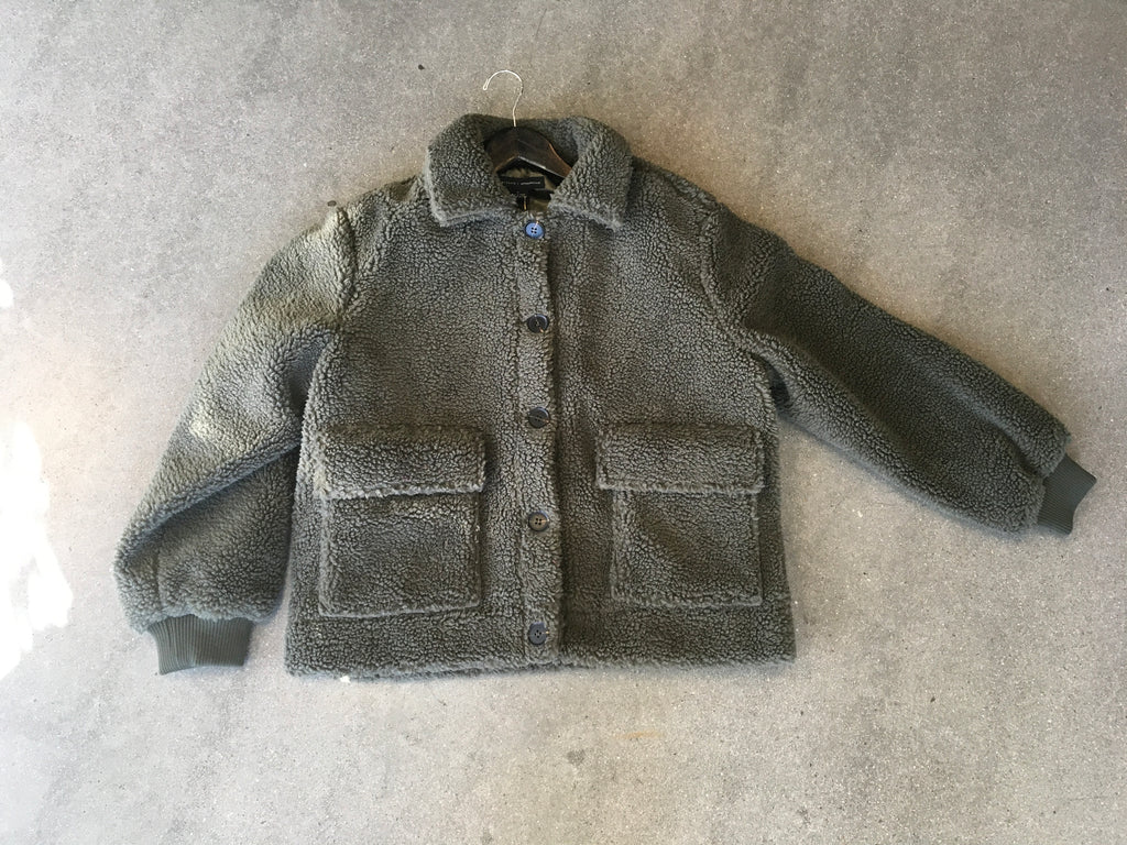 Sanctuary - Mely Sherpa Jacket / Cool Olive