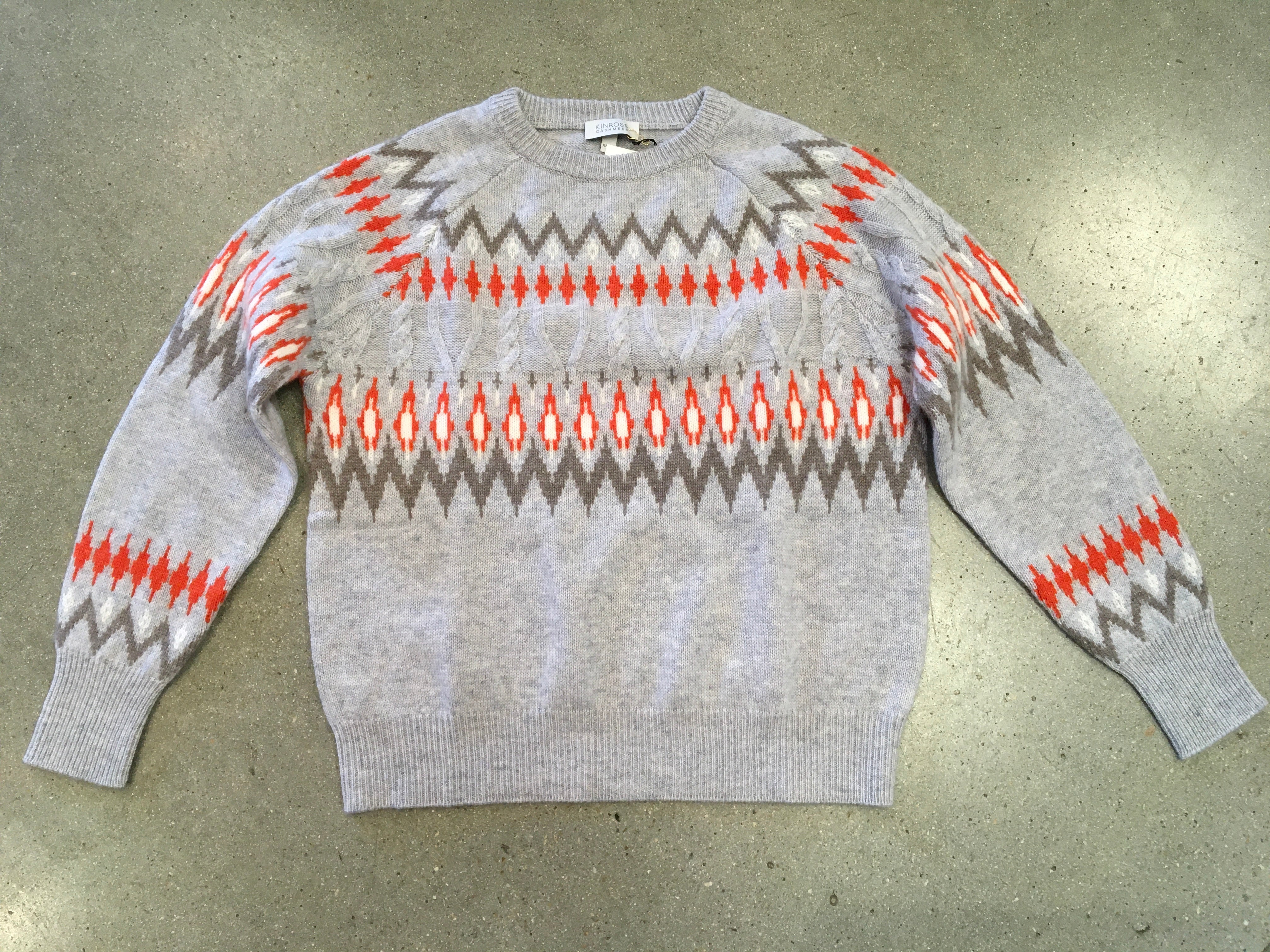 Kinross - Slouchy Alpine Crew Neck Cashmere Sweater