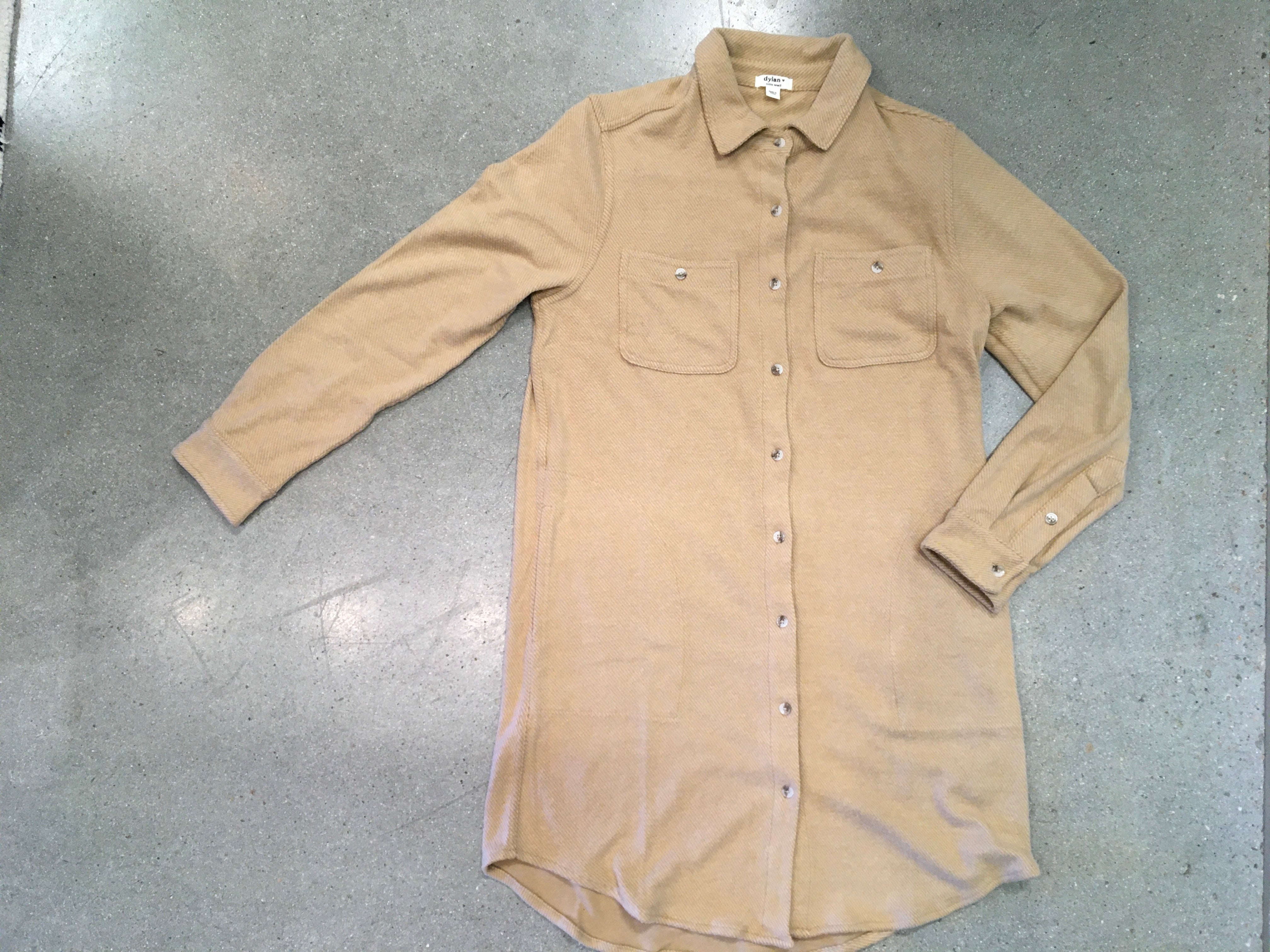 Dylan - 2 Pocket Shirt Dress / Camel