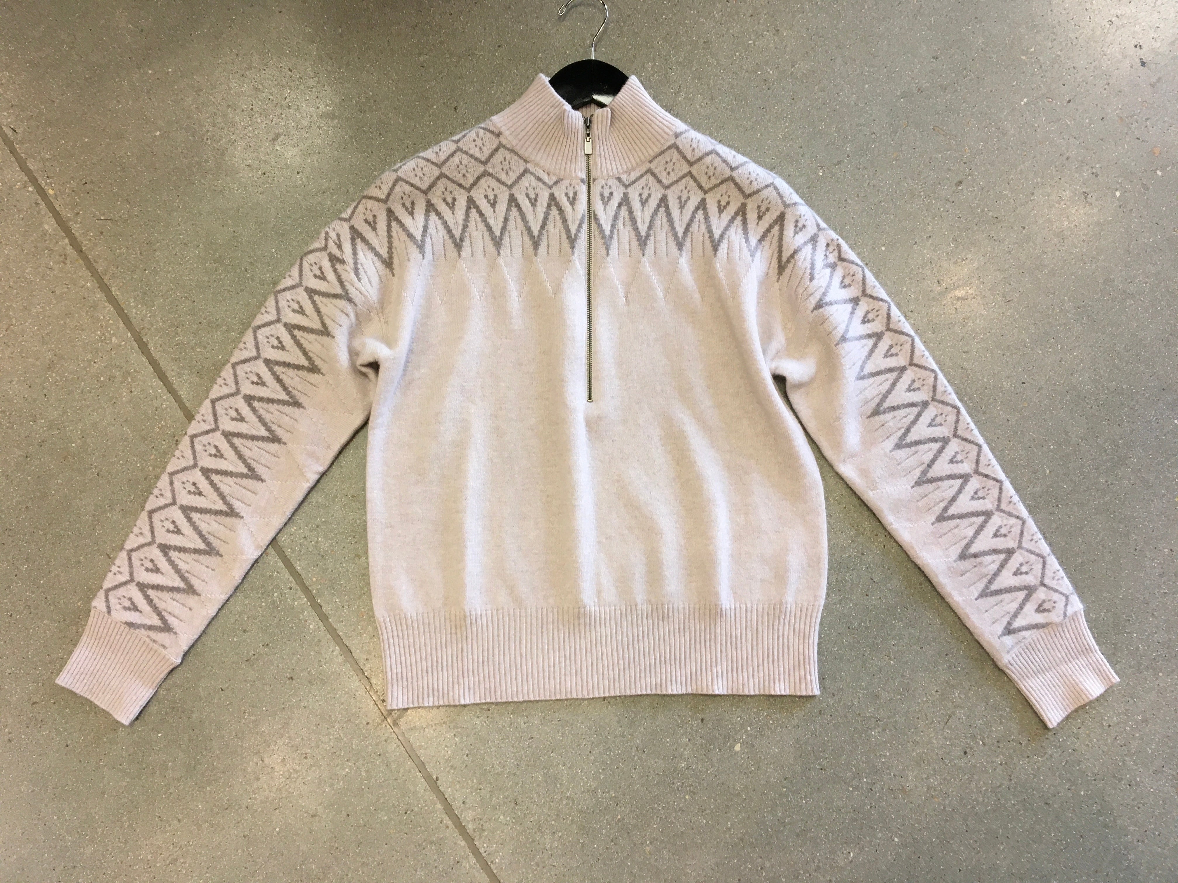 Kinross - Alpine Zip Mock Sweater / Dune