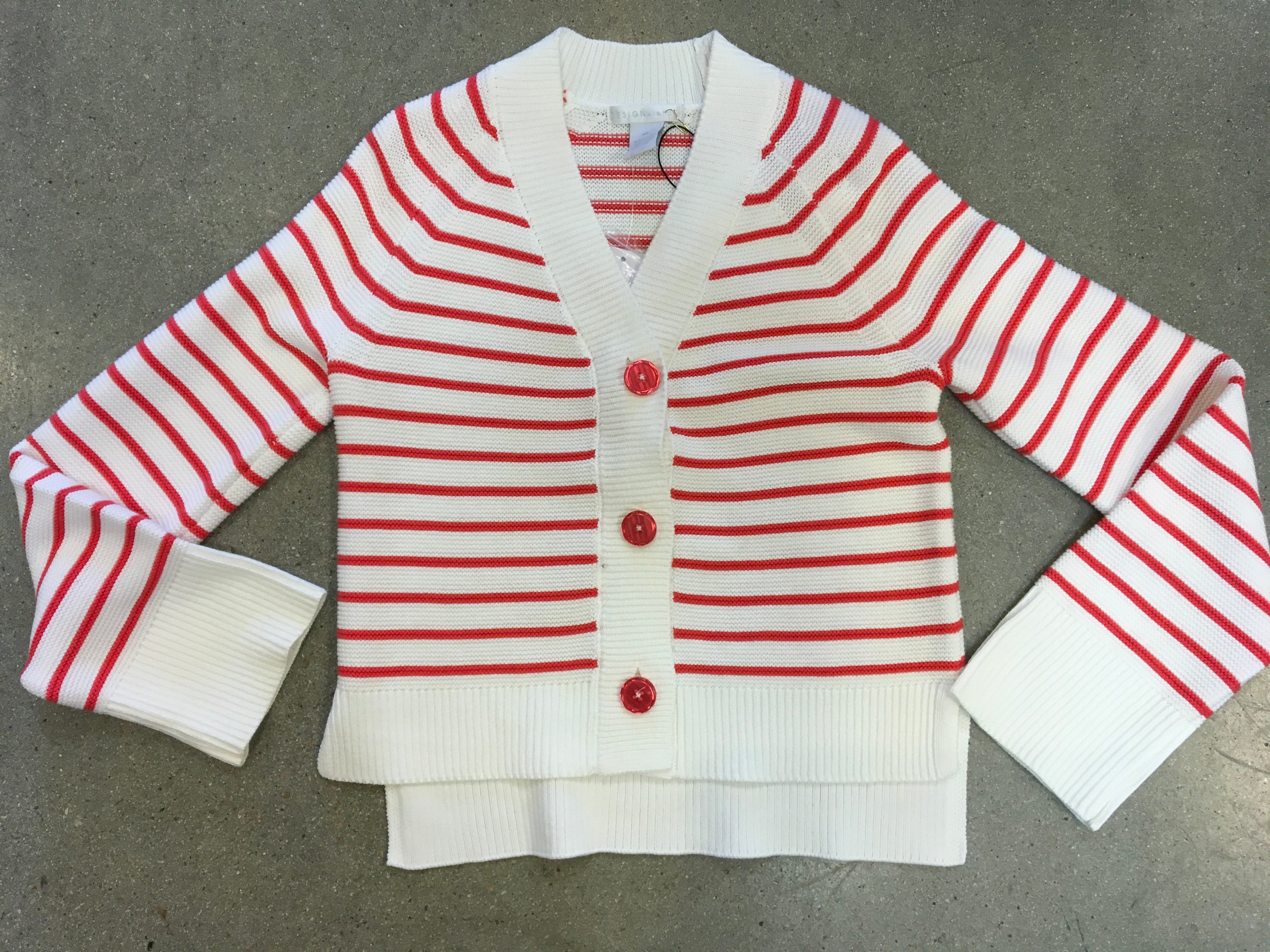 Design History - High Low Cardi / Blushing Red / FINAL SALE