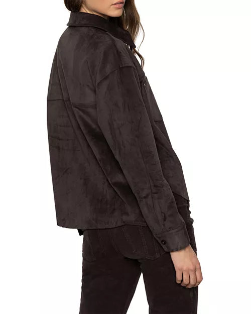 Sanctuary - Ivy Suede Shirt / Semi Sweet
