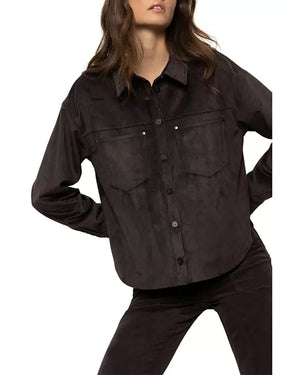 Sanctuary - Ivy Suede Shirt / Semi Sweet