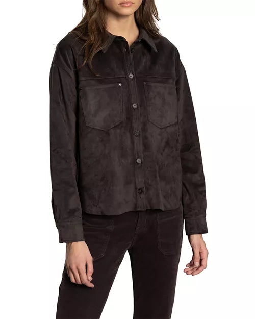 Sanctuary - Ivy Suede Shirt / Semi Sweet