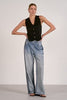 Elan - Jojo Denim Track Sweatpants