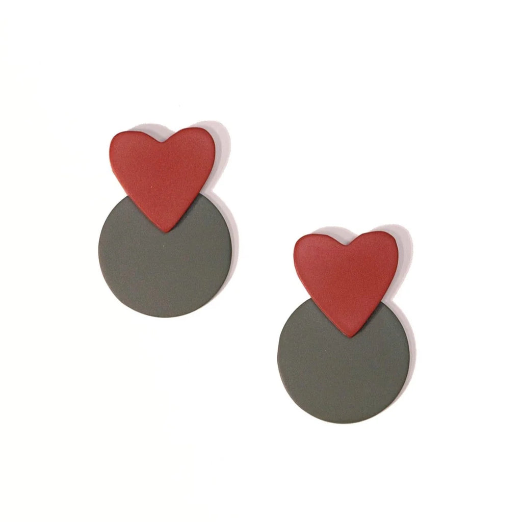 Sunshine Tienda - Tienda Heart Earrings