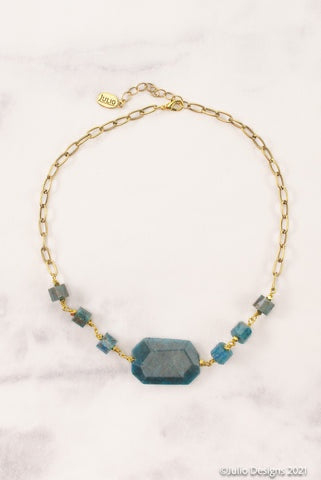 Julio Designs - Wimmers Necklace / Turquoise