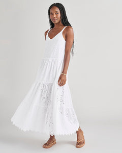 Splendid - Wynona Eyelet Dress / White
