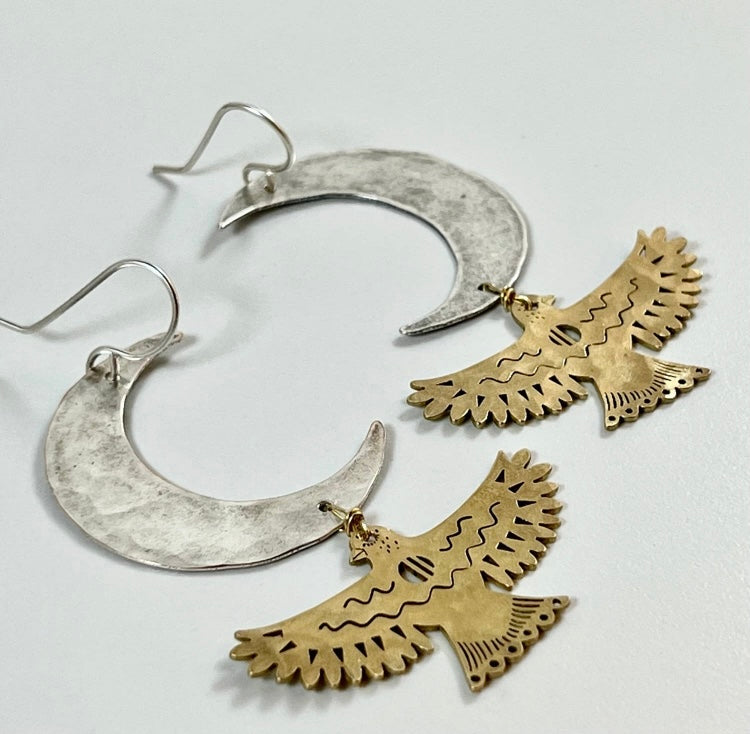 Fluff Hardware - Night Wing Earrings / FINAL SALE