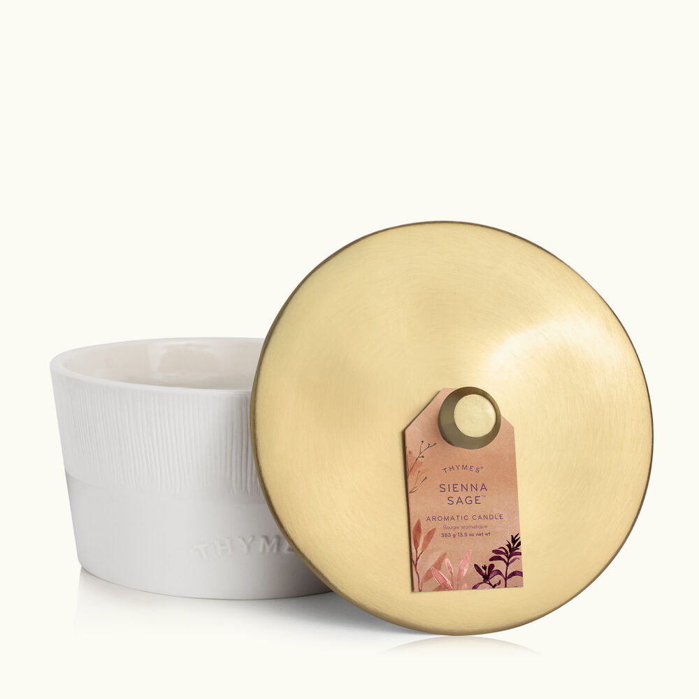 Thymes - Sienna Sage 3-Wick Statement Candle
