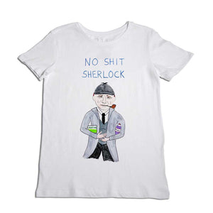 Unfortunate Portrait - No Shit Sherlock Tee