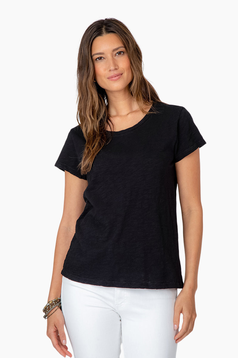 Dylan - Slub Cotton Mid-Rise Crew Tee