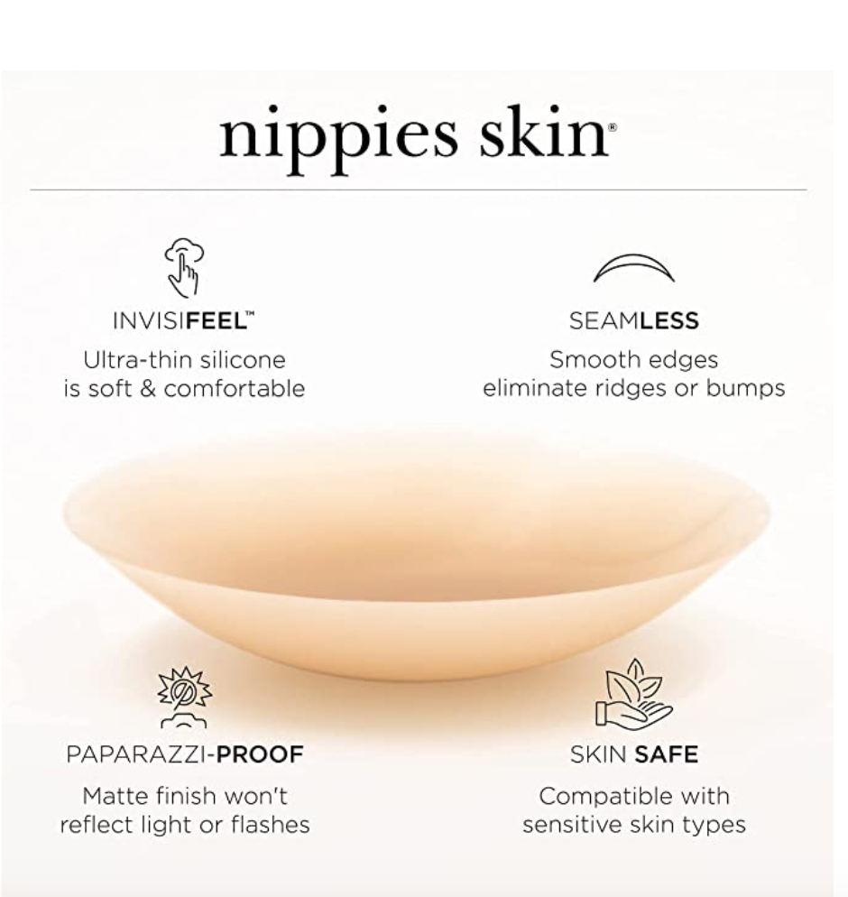 Nippies - Reusable Silicone Adhesive Nipple Covers