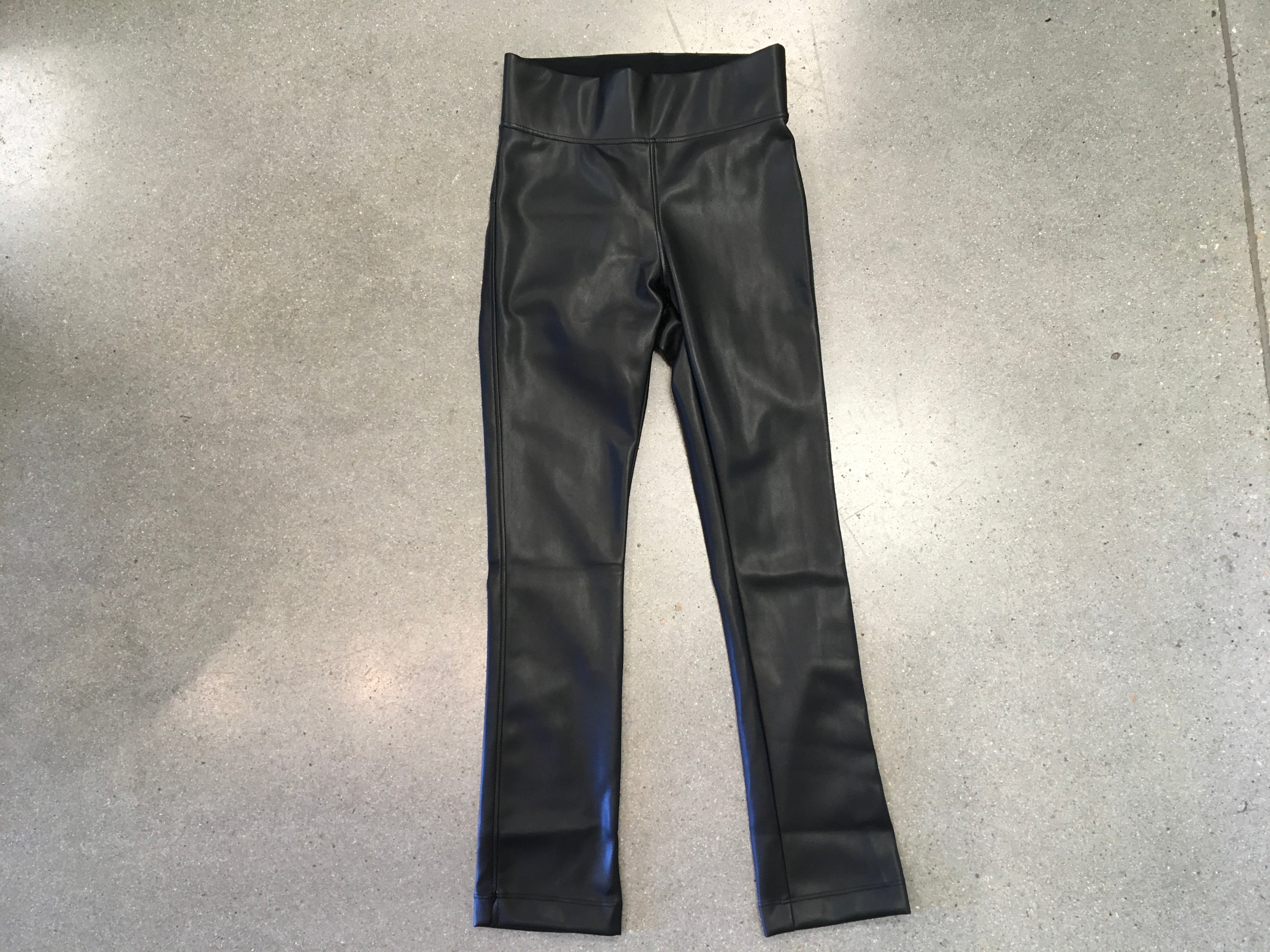 LA Made - Burton Crop Vegan Leather Pant /  Black